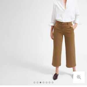 Everlane Wide Leg Crop in Ochre